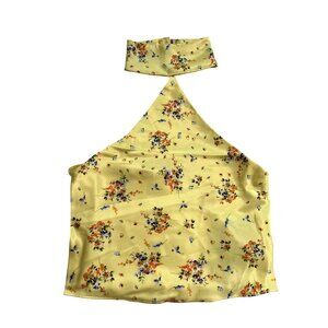 Are You Am I Kiku Floral Top in Lemon